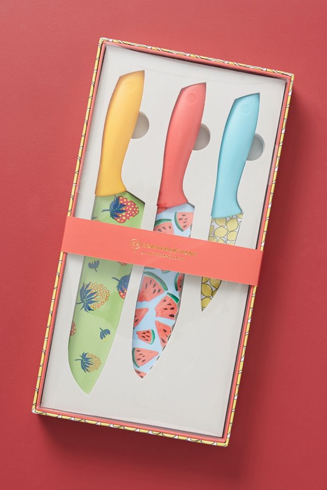 Colloquial Kitchen Knives, Set of 3 #1