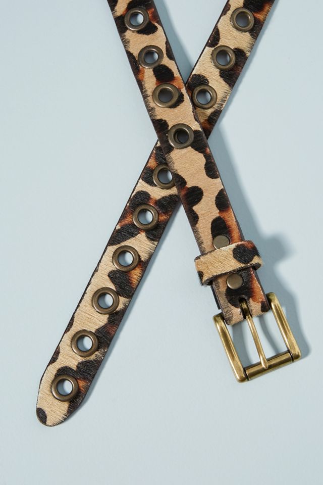 Antrhopologie Animal Print Belt The Blake Skinny Belt | Anthropologie main image 4
