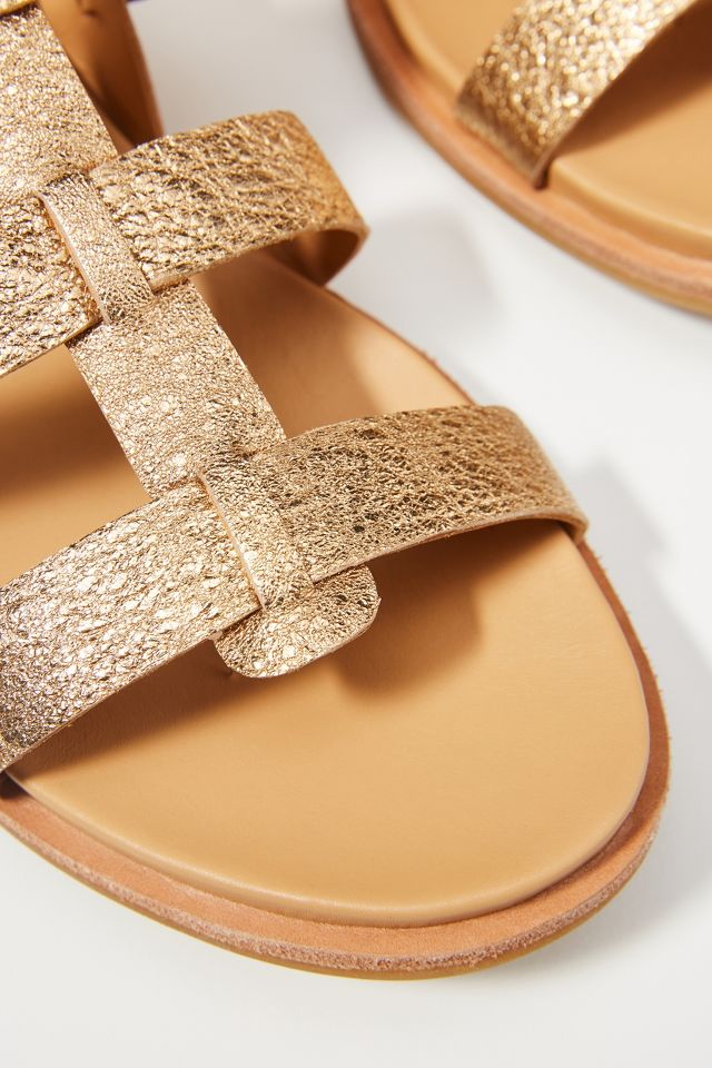 Korkease Yoga in Oro Gold Metallic - Korkease Womens Sandals on