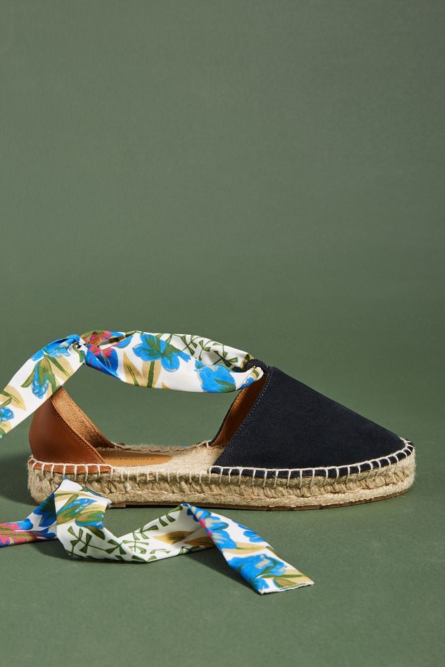 Anthropologie Vivienne Scarf Espadrilles