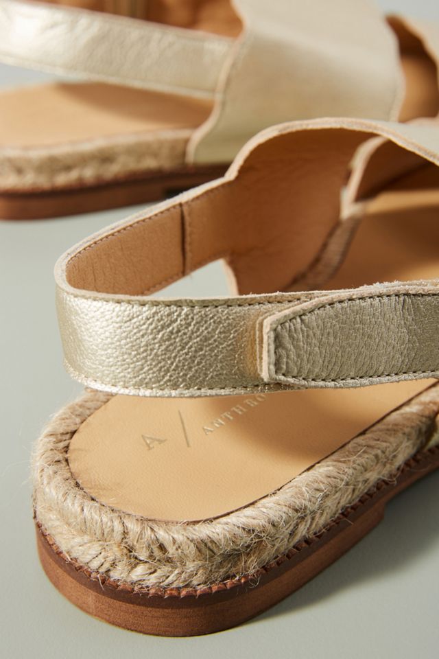 Anthropologie Mollie Leather Sandals #3