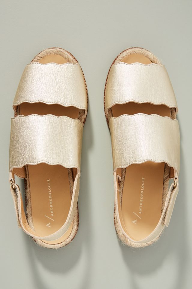 Anthropologie Mollie Leather Sandals #1