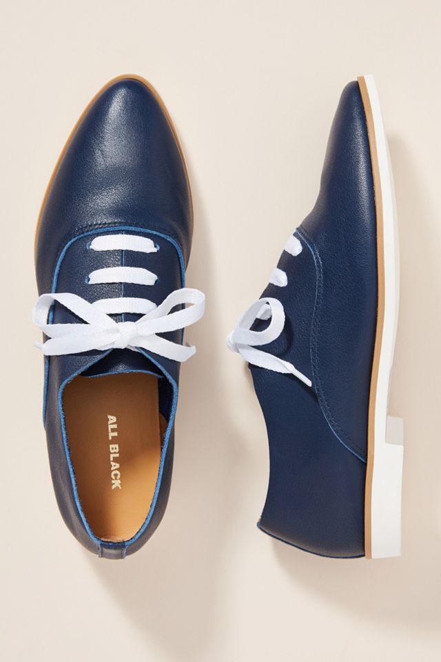 All Black Oxford Loafers