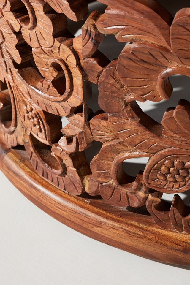 Handcarved Lotus Coffee Table #2