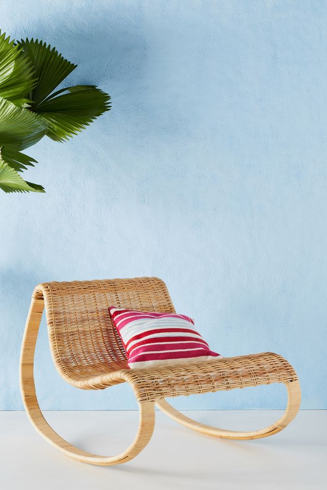 Rattan chair anthropologie sale