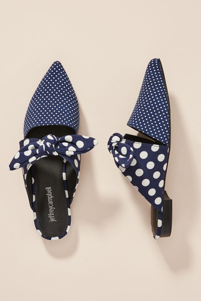 Jeffrey Campbell Polka Dot Charlin Mules #1