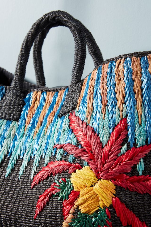 Aranaz Elise Embroidered Tote Bag #2