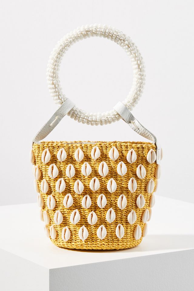 Aranaz Kaia Ring Handle Basket Bag #1