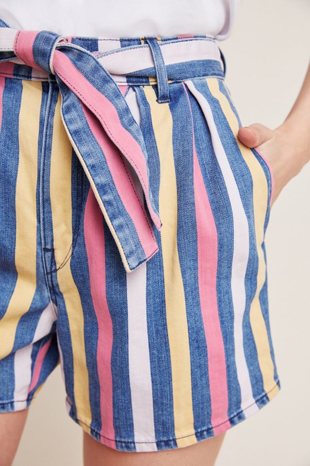 3x1 Dustin Striped Denim Shorts #2