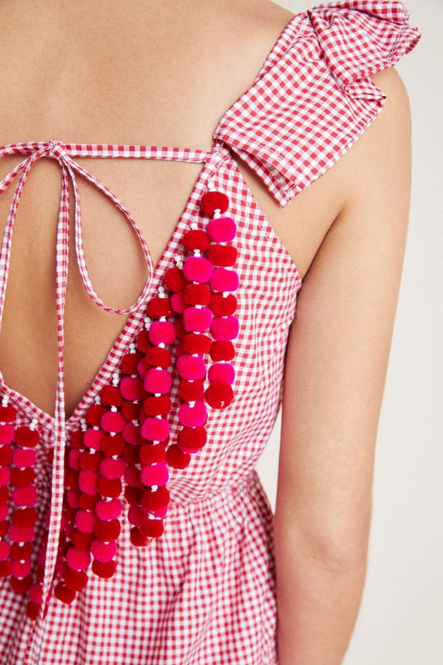 Mimi Gingham Romper #1