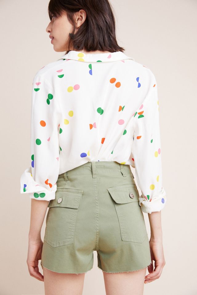 3x1 Simone Ultra High-Rise Utility Shorts #1