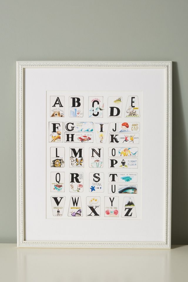 Alphabet Adventure Wall Art #1