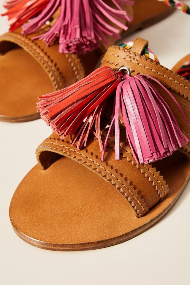 Antik Batik Youri Tasseled Sandals #2