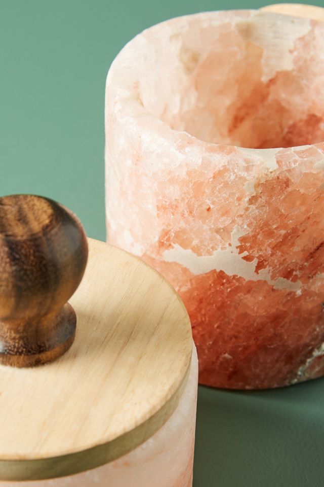 Himalayan Salt Boxes, Set of 2 #1