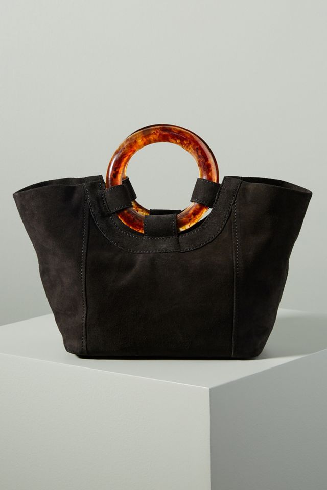 Ursula Lucite-Handled Tote Bag #1