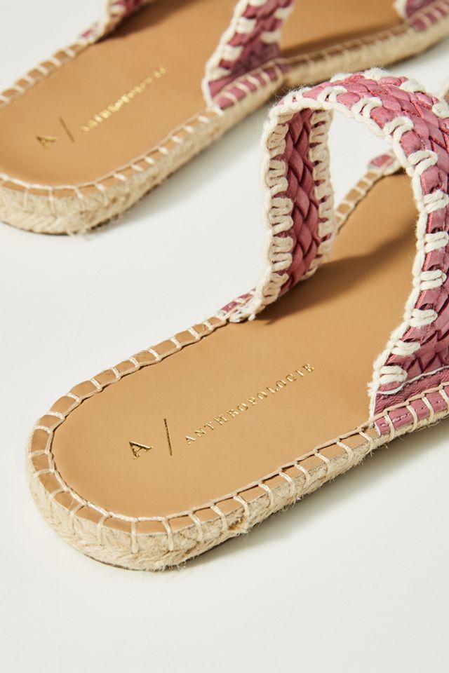 Anthropologie Regina Woven Slide Sandals #3