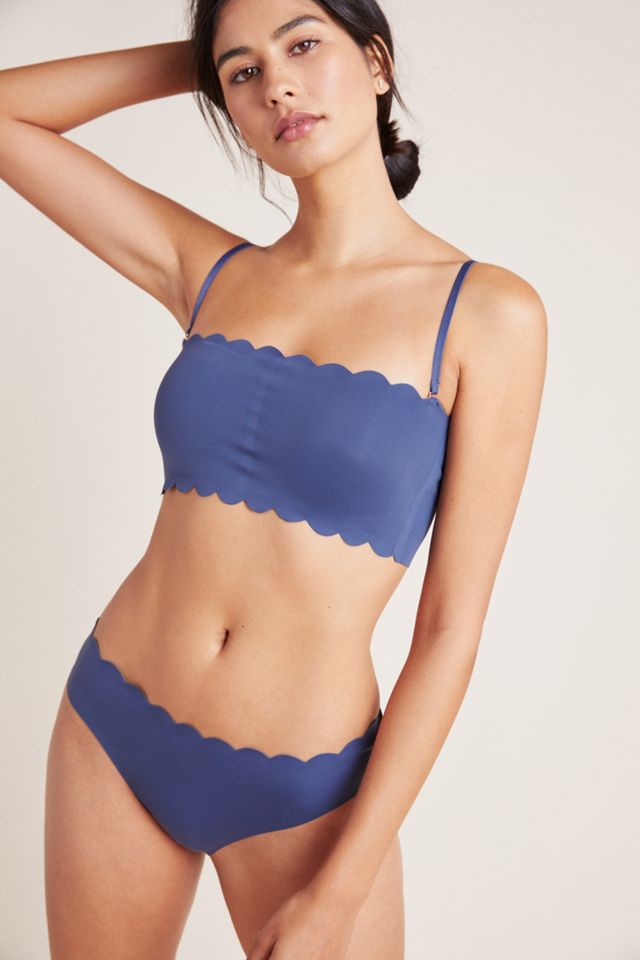 Scalloped Bandeau Bra #1