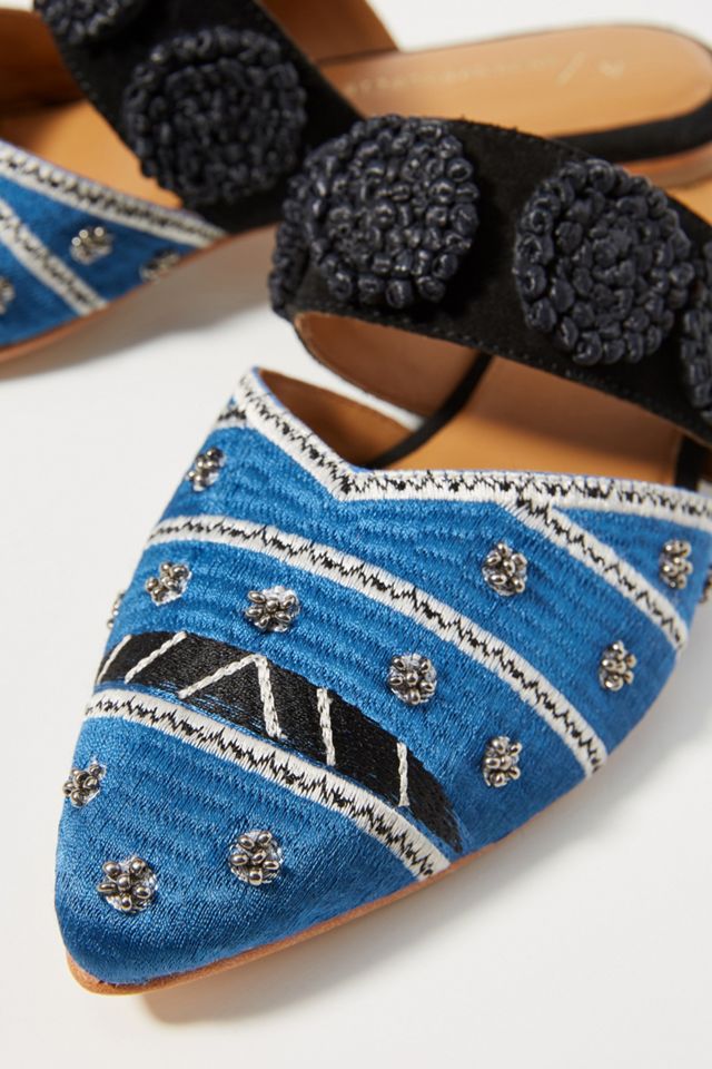Anthropologie Devin Embellished Slides #2