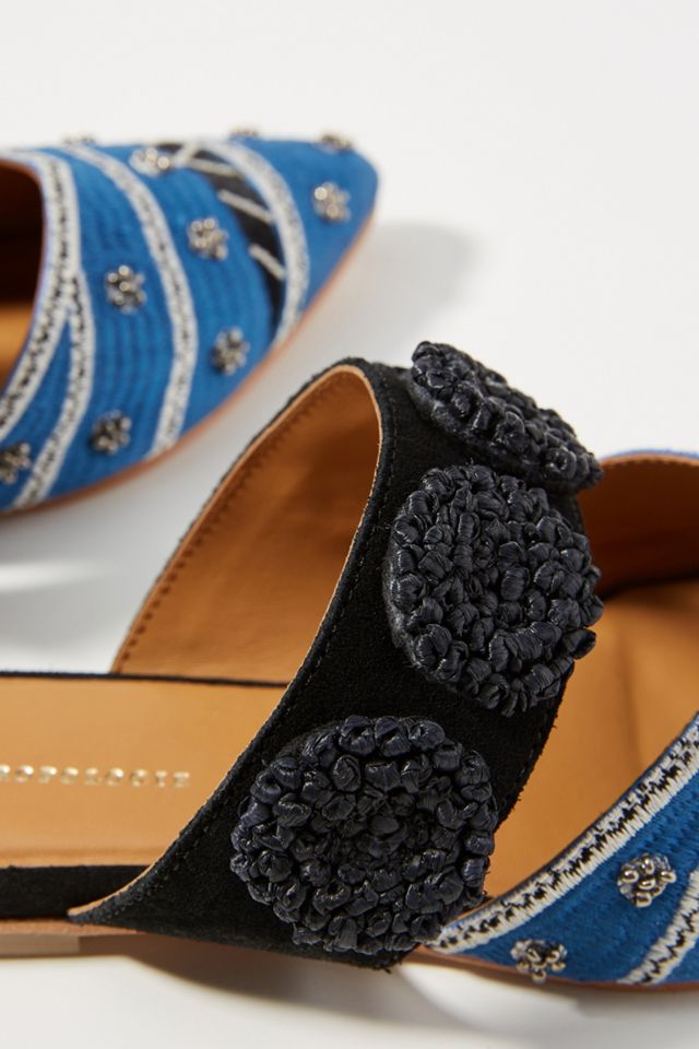 Anthropologie Devin Embellished Slides #3