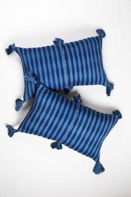 Archive New York Indigo Antigua Pillow