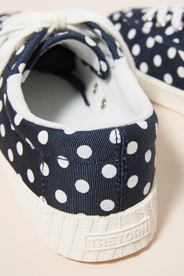 Tretorn polka dot sneakers top