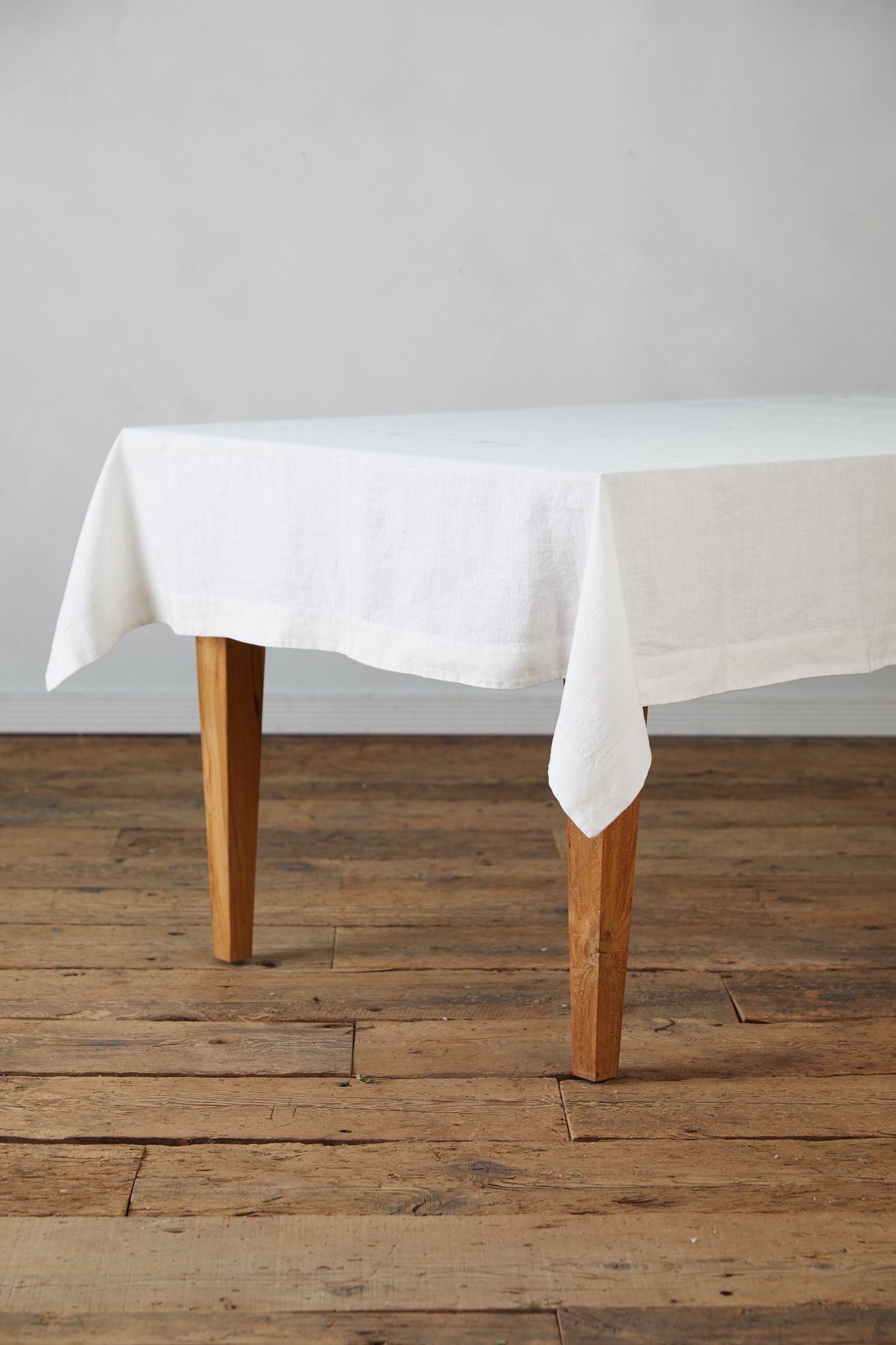 Lithuanian Linen Tablecloth - White - Small