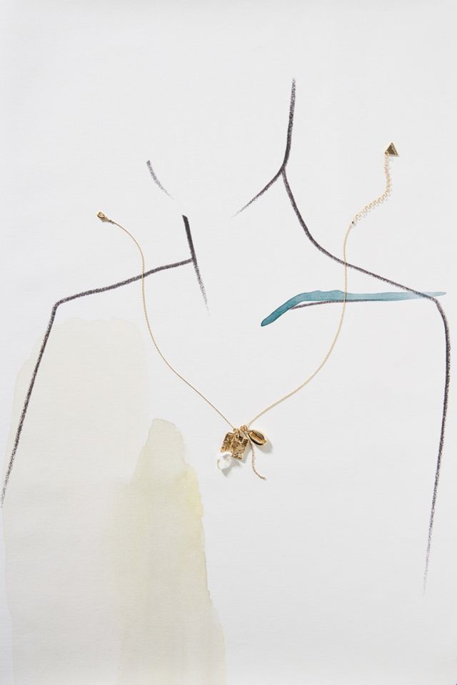Freshwater Pearl Shell Necklace #2