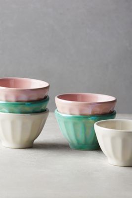 Mini Lustered Latte Bowl Set