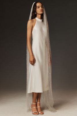 Roesia Pearl Floor Veil