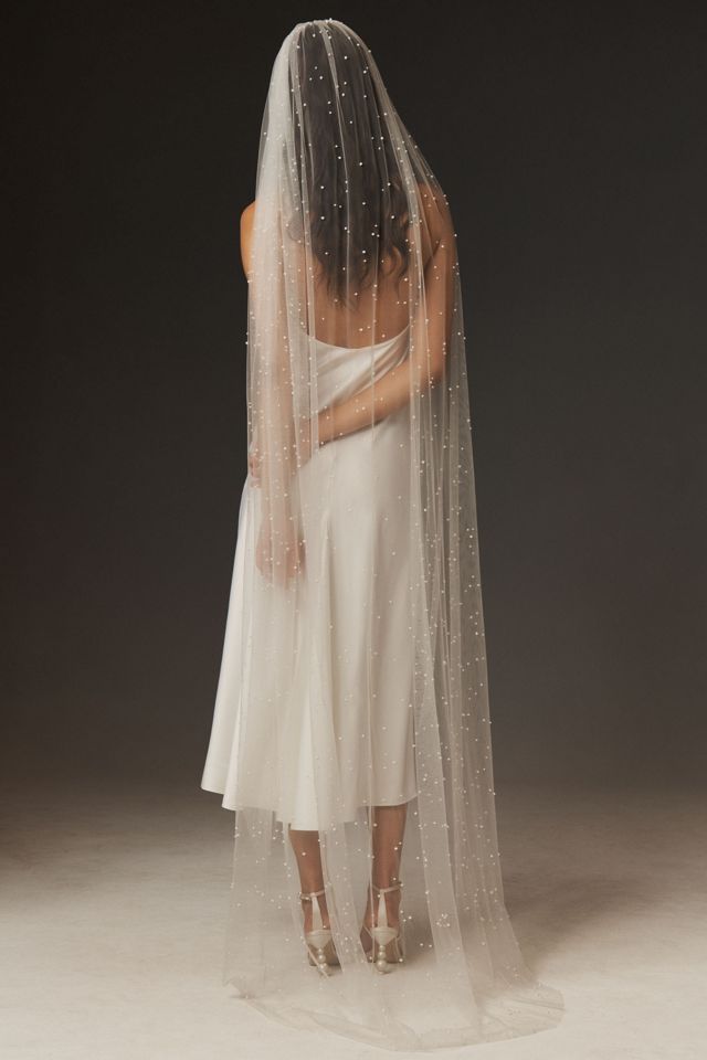 Roesia Pearl Floor Veil #2