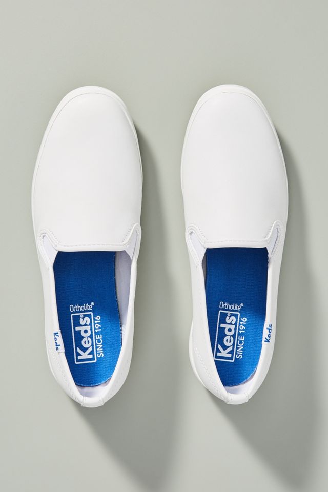 Keds Champion Leather Slip-On Sneakers