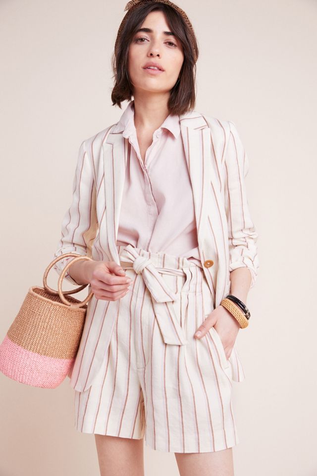 Edisto Paperbag-Waisted Shorts #3