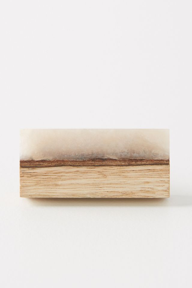 Frosted Timber Knobs, Set of 2 #1