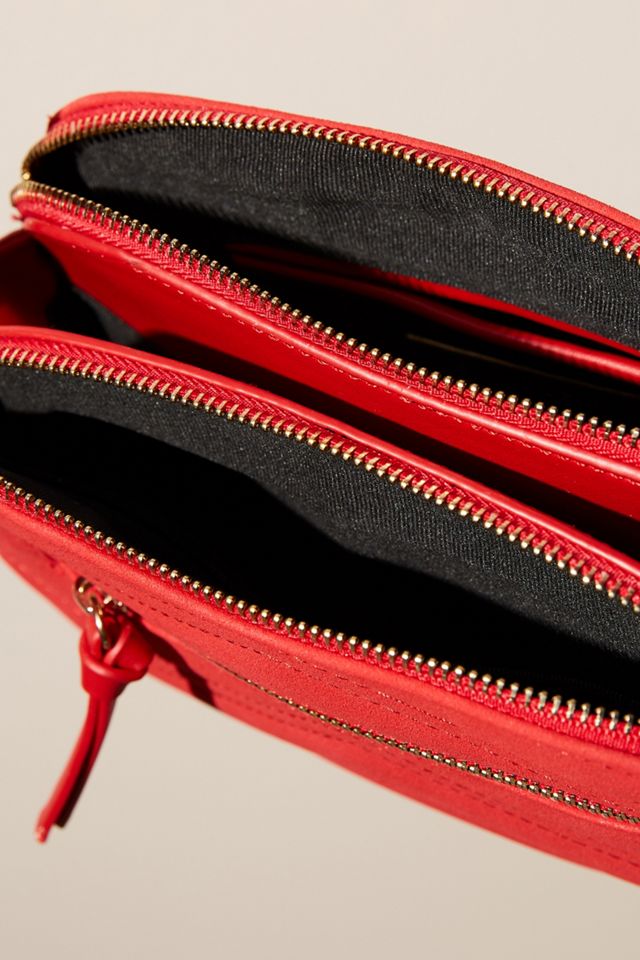 Chevron-Stitched Crossbody Bag #2