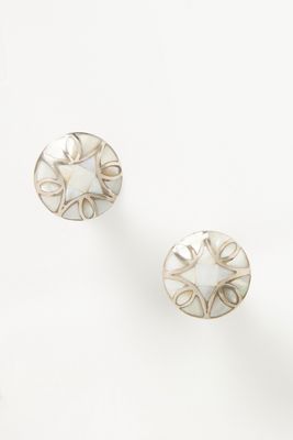 Mother-of-Pearl Knobs, Set of 2