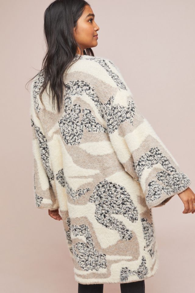 Winter Walk Fuzzy Kimono #1