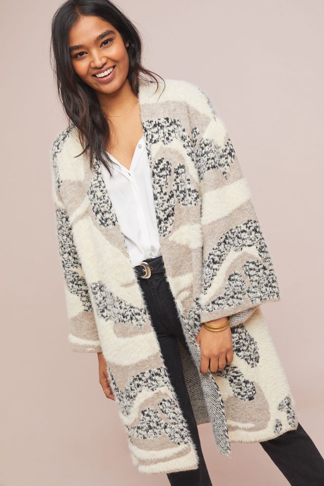 Winter Walk Fuzzy Kimono