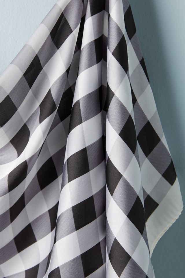 Samantha Checkered Kerchief Scarf #1