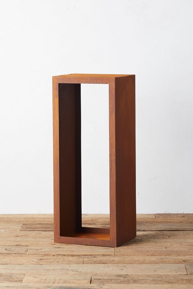 Weathering Steel Log Holder #1