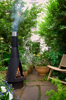 AAAAAAAA級天然ピンクアゼツライト六角柱B0815/YS/480A Angled Obelisk Chiminea | AnthroHome