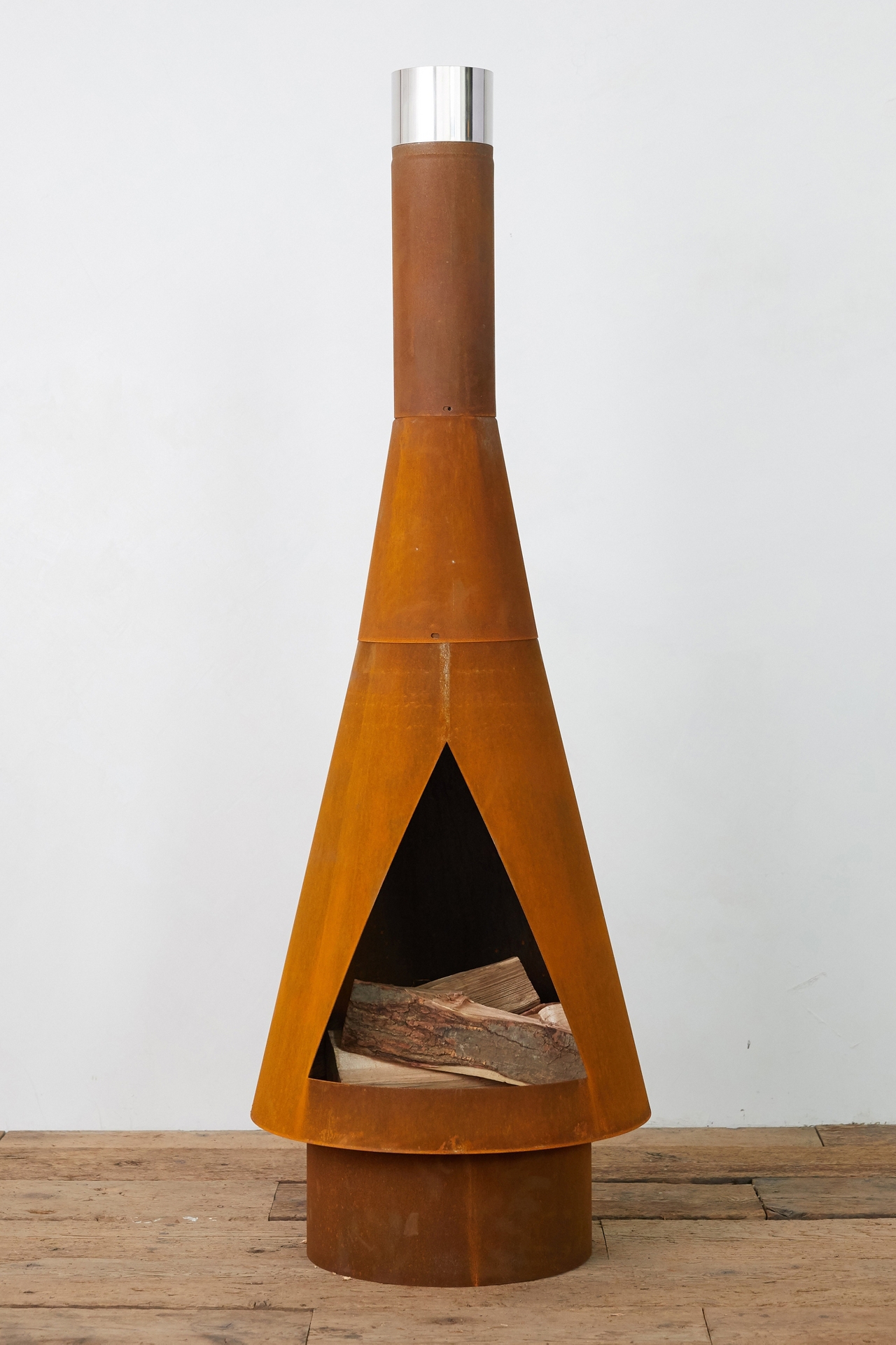 Angled Obelisk Chiminea