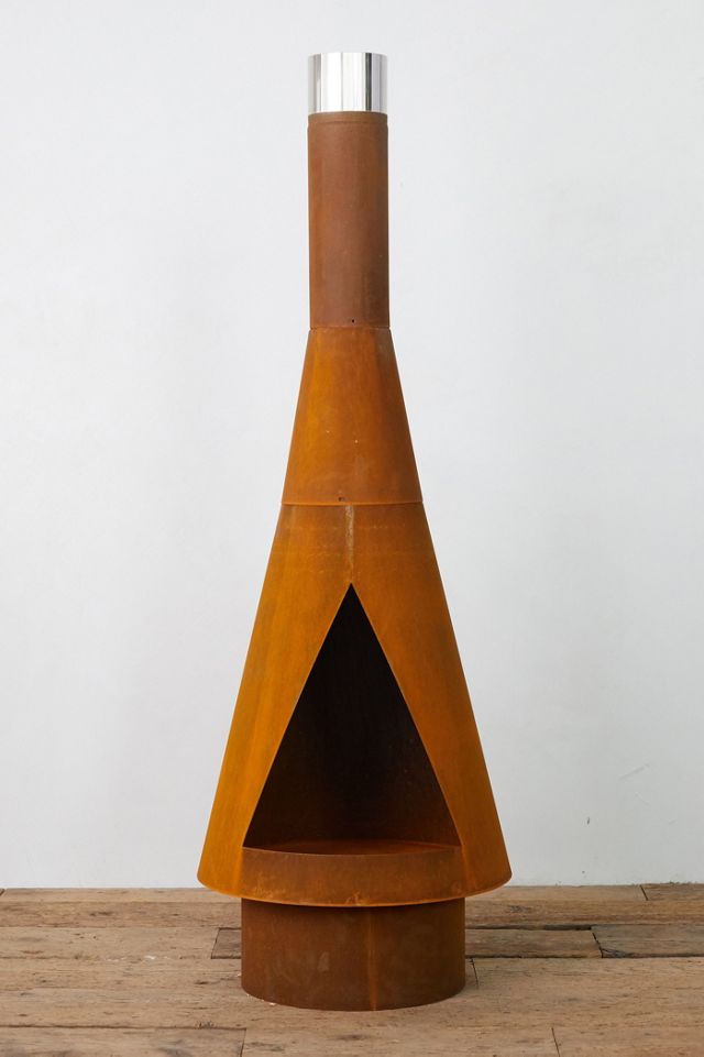 Angled Obelisk Chiminea #4