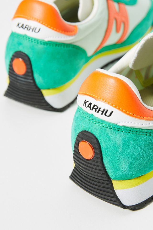 Karhu Green Colorblocked Sneakers #3