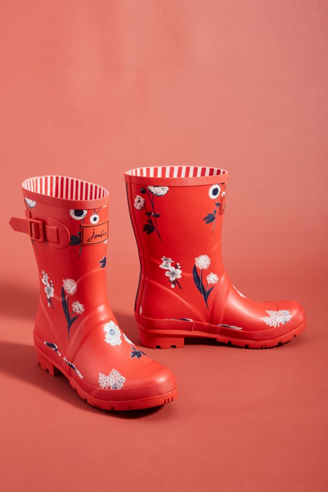 Joules Midi Floral Rain Boots | Anthropologie