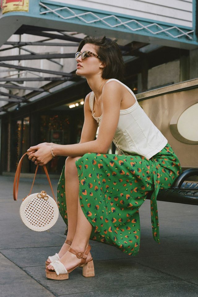 Anthropologie round bag sale