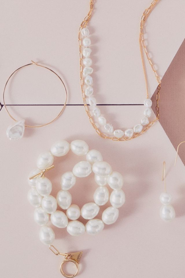 Pearl Toggle Necklace | Anthropologie