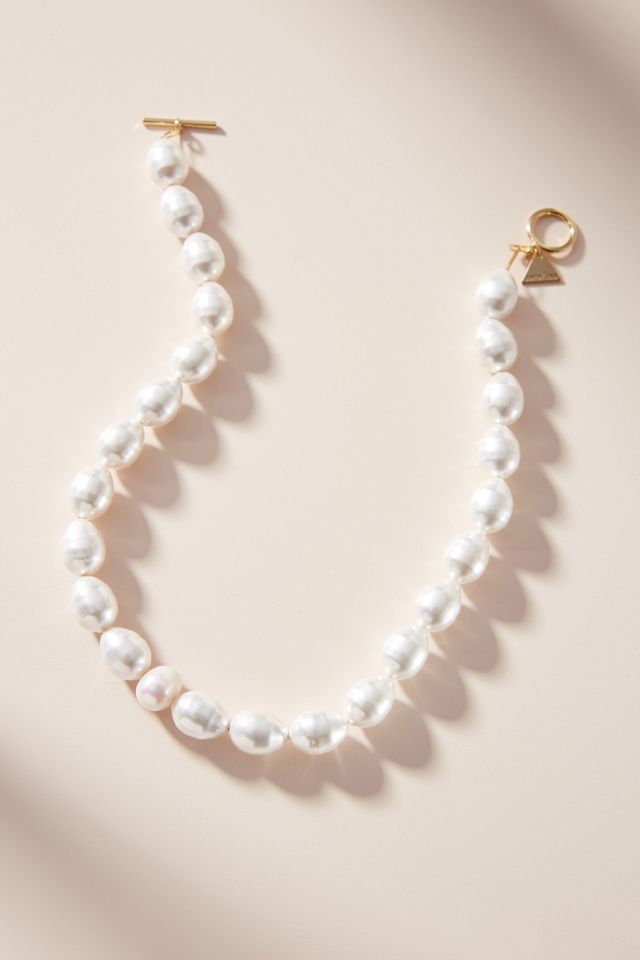 Pearl Toggle Necklace | Anthropologie