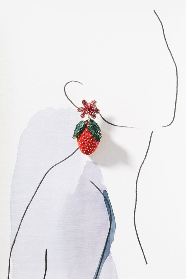 Mignonne Gavigan Strawberry Lux Drop Earrings #2