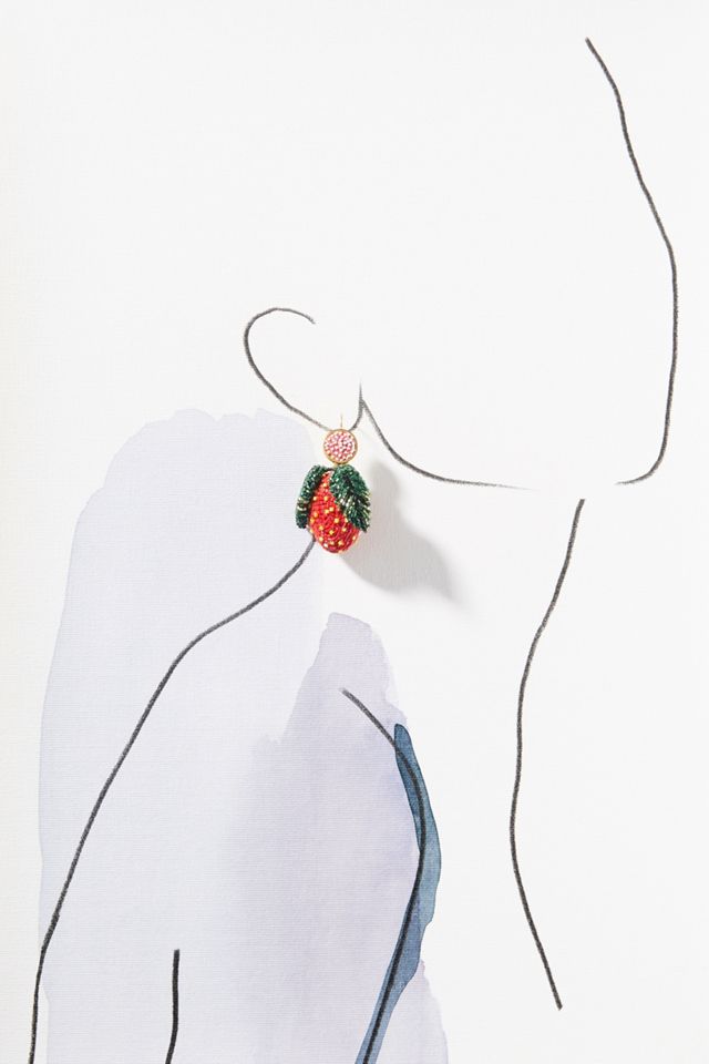 Mignonne Gavigan Strawberry Drop Earrings #2