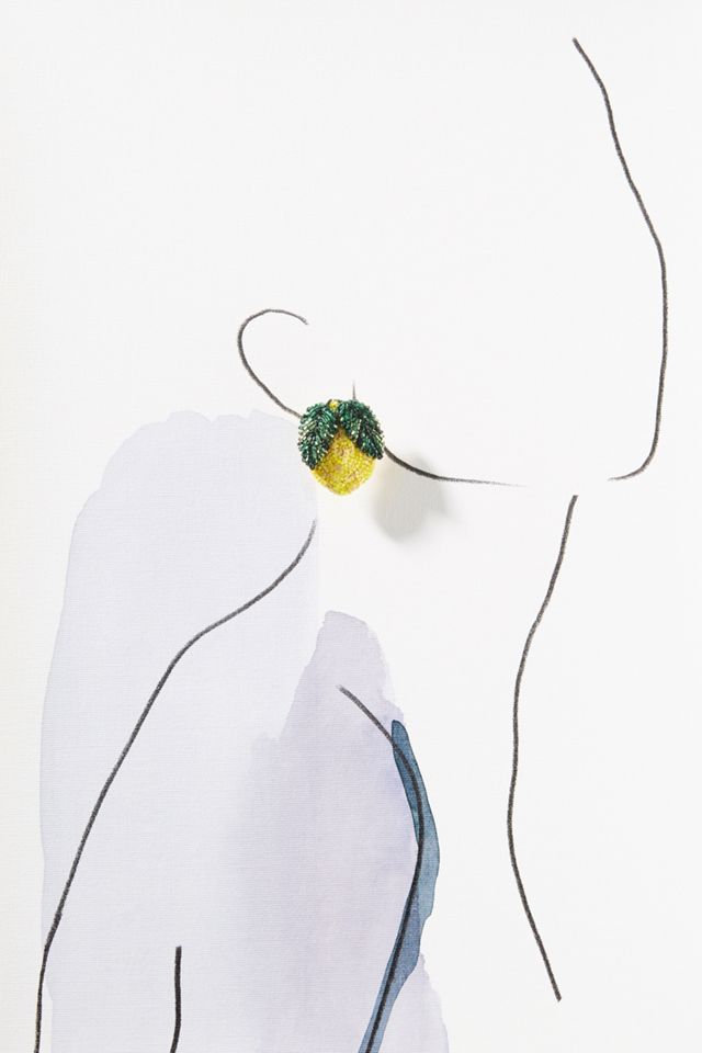 Mignonne Gavigan Lemon Post Earrings #2